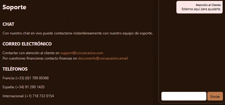 Cocoa Casino soporte charlar cocoa casino soporte charlar